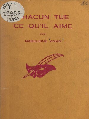 cover image of Chacun tue ce qu'il aime